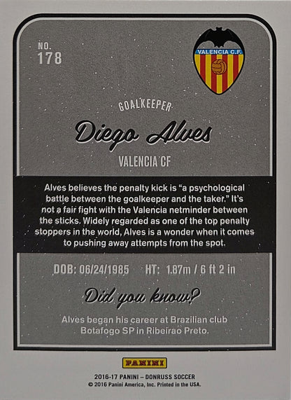Diego Alves - Donruss Soccer 16/17