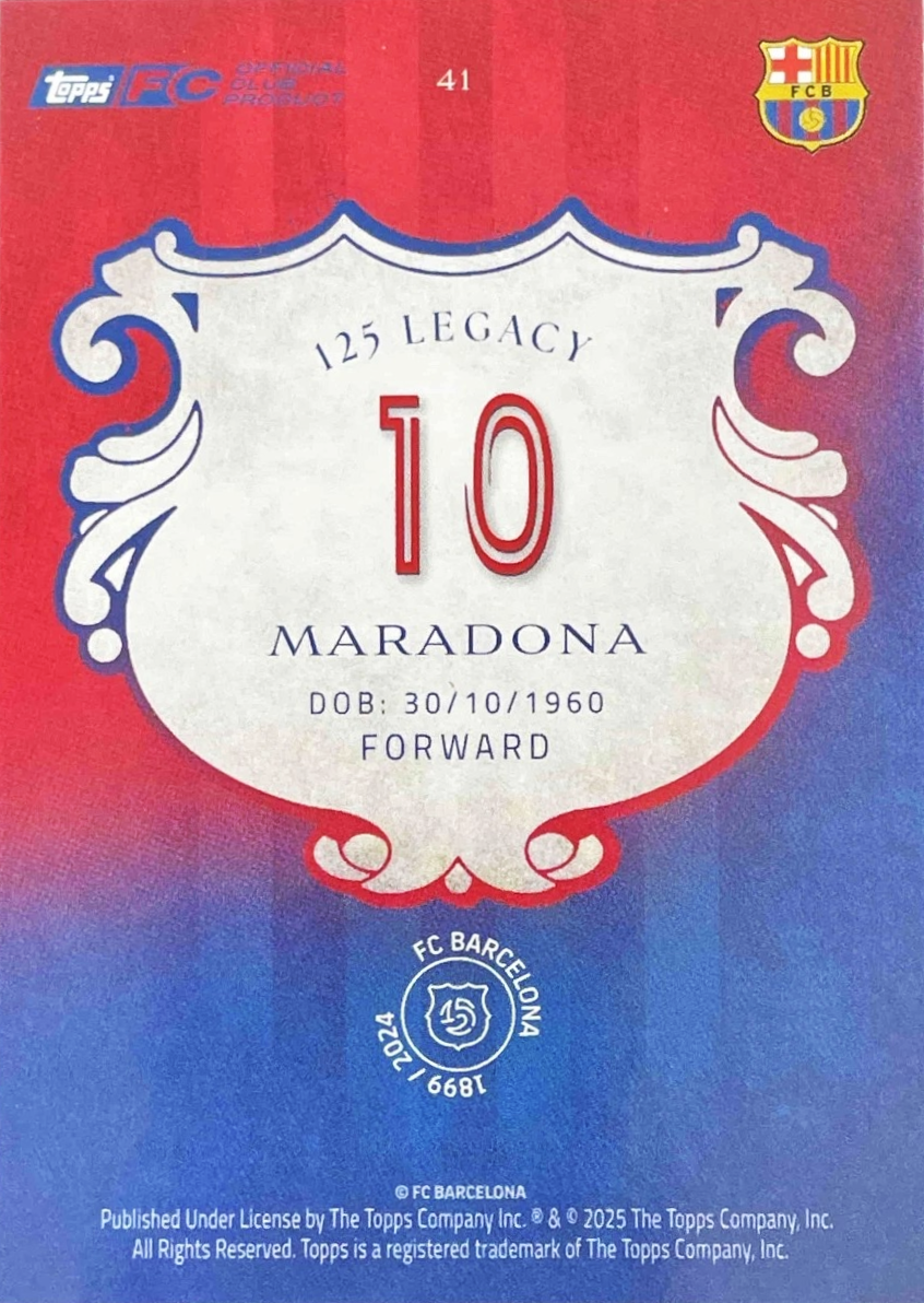 Diego Maradona - 125 aniversario Barcelona