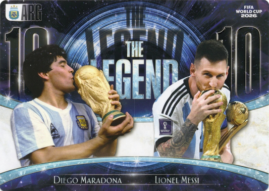 Diego Maradona y Lionel Messi - The Legend - Kayou x FIFA World Cup 2026