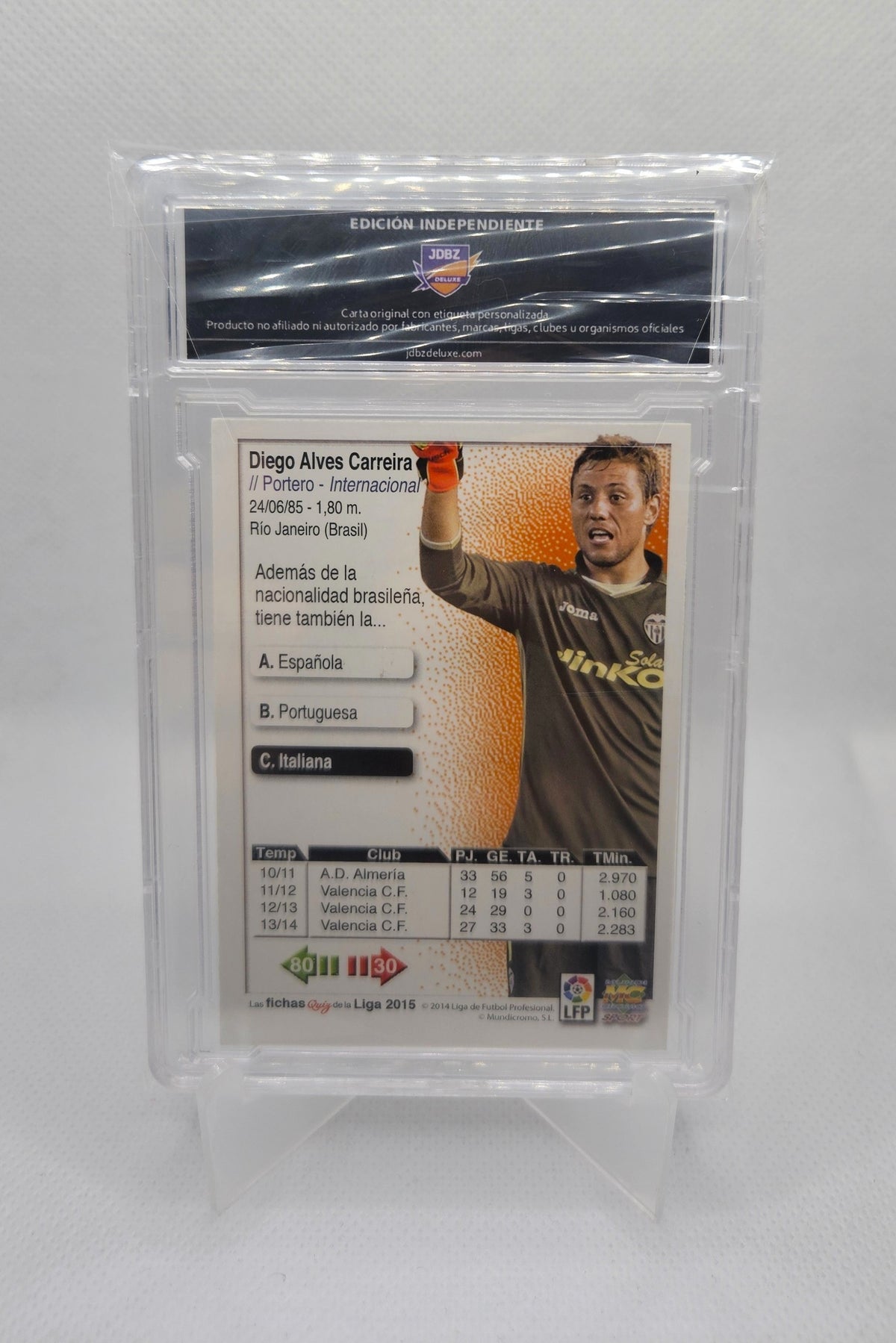 Diego Alves - JDBZ Deluxe - Las Fichas de la Liga 2015