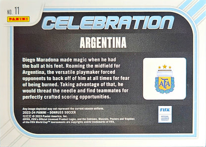 Diego Maradona - Celebration - Donruss Soccer 23/24