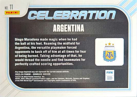Diego Maradona - Celebration - Donruss Soccer 23/24