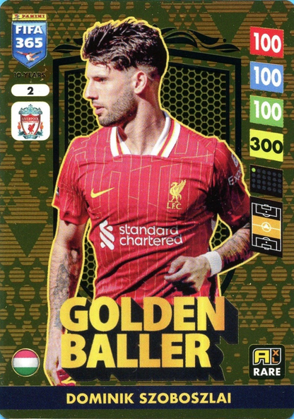Dominik Szoboszlai - Golden Baller - Adrenalyn XL FIFA 365 2025