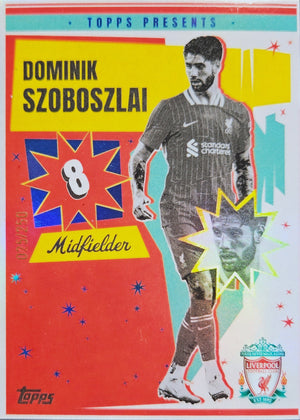 Dominik Szoboszlai /250 - Topps Presents - Team Set Liverpool 23/24