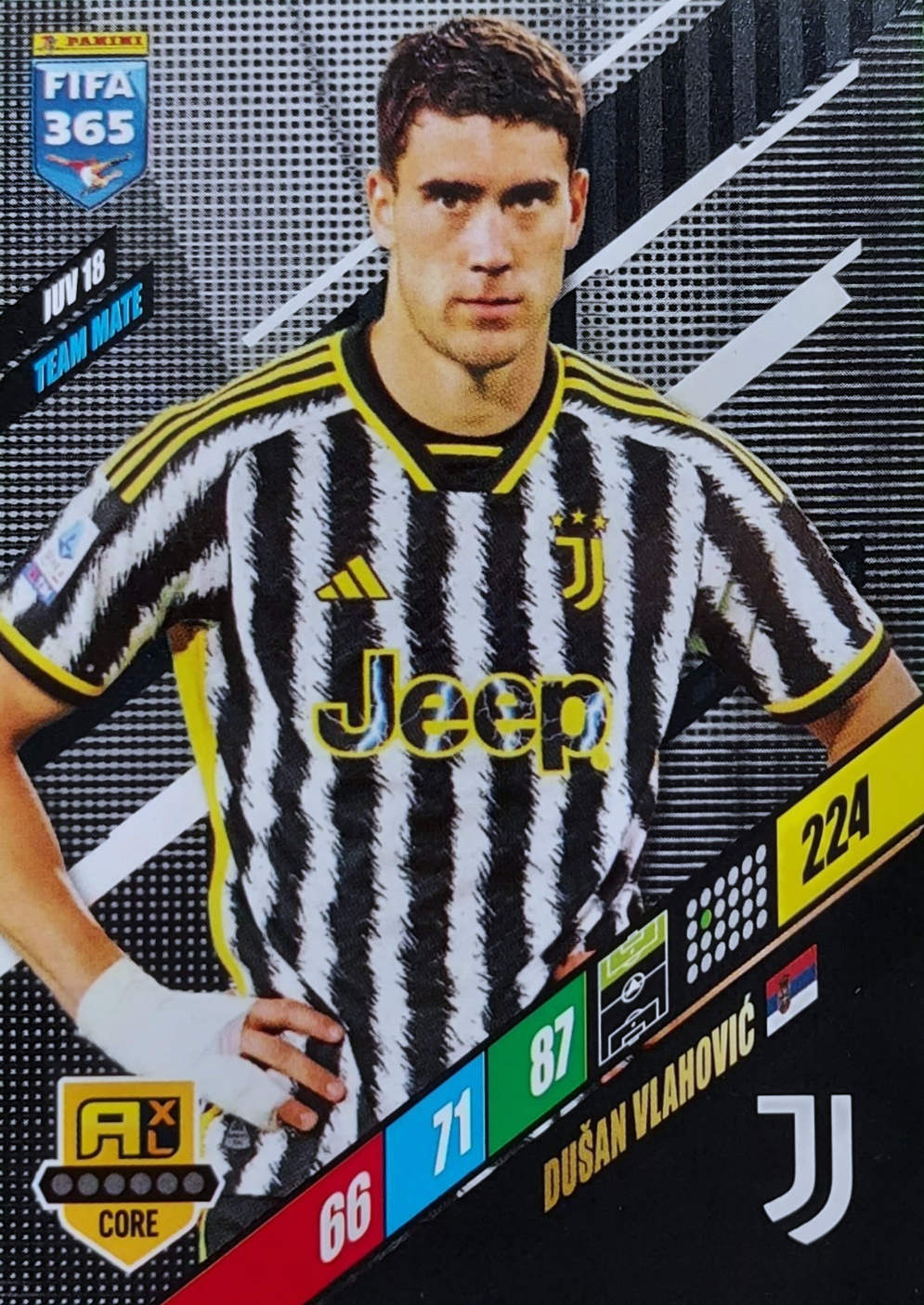 Dušan Vlahović - Adrenalyn XL FIFA 365 2024