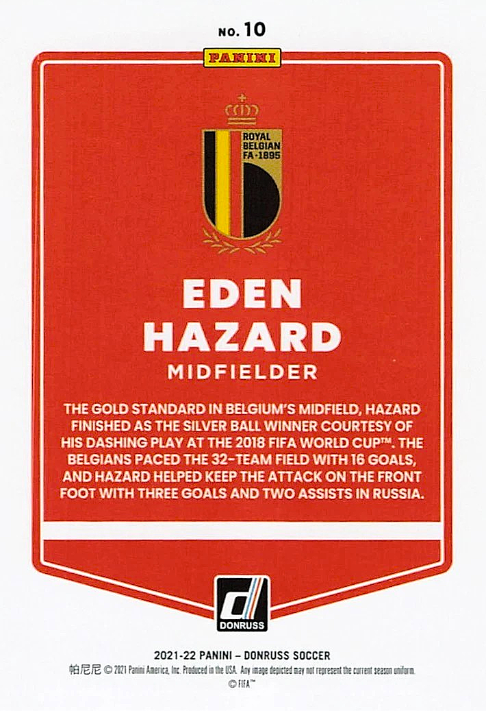 Eden Hazard - Donruss Soccer 21/22