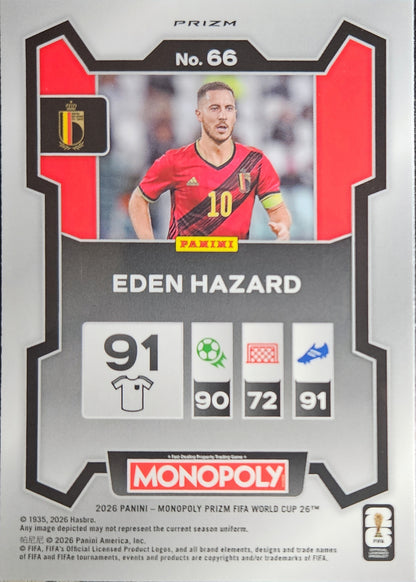 Eden Hazard - Green Wave - Monopoly Prizm FIFA World Cup 26