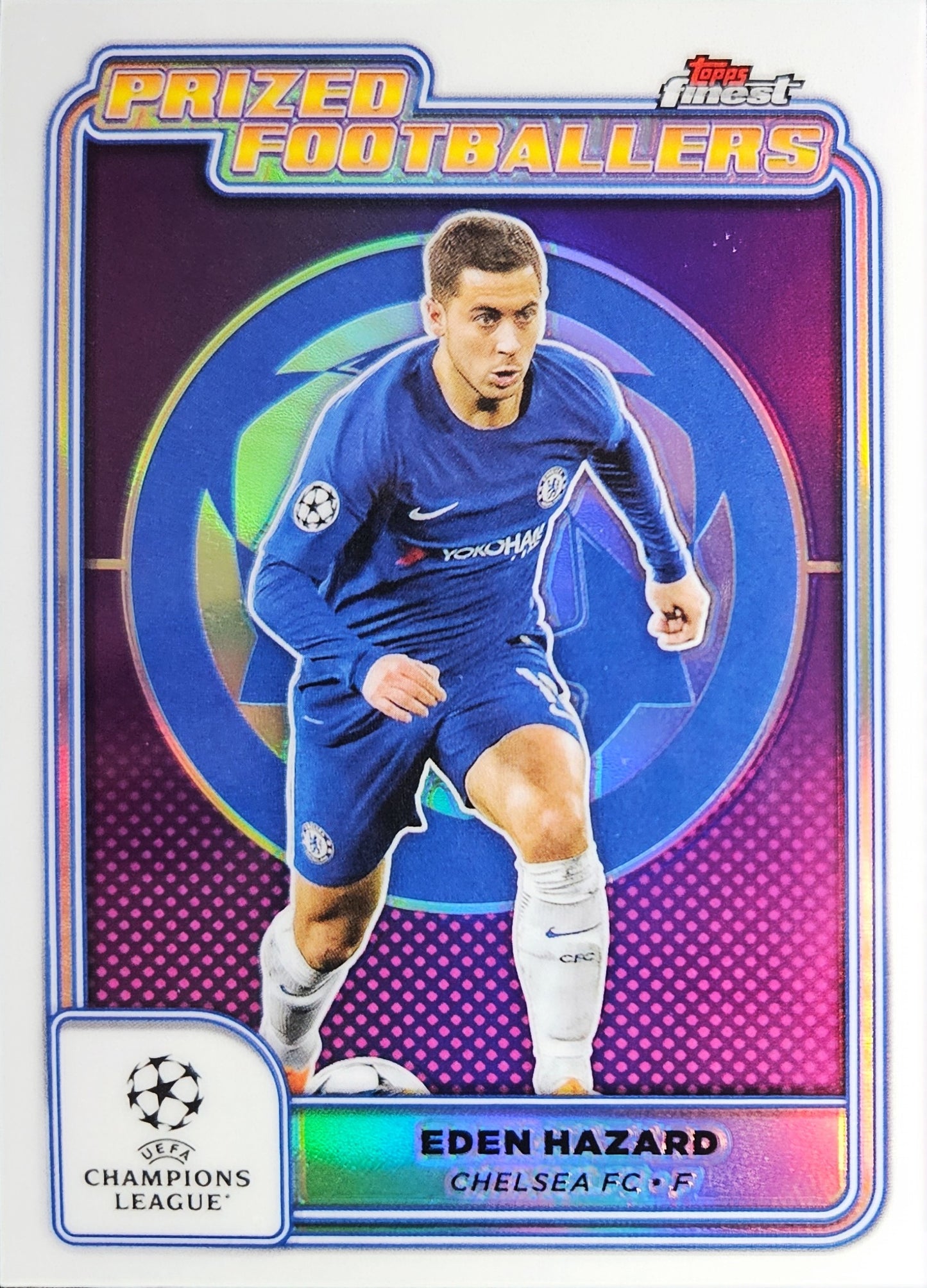 Eden Hazard - Prized Footballers - Topps Finest UEFA Club Competitions 24/25