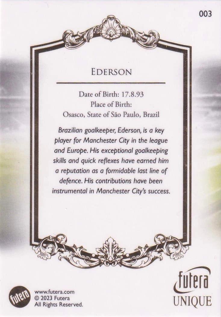 Ederson - Futera 2023