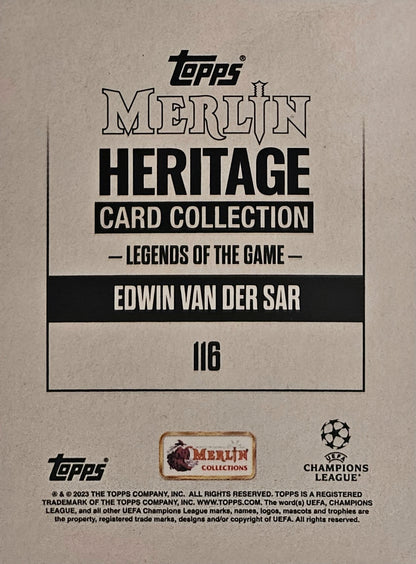 Edwin Van ser Sar - Legends of the game - Merlin Heritage UEFA Club Competitions 23/24