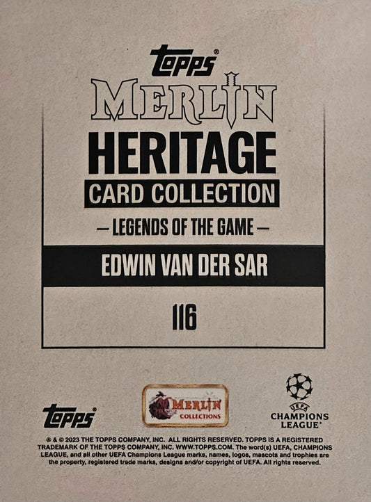 Edwin Van ser Sar - Legends of the game - Merlin Heritage UEFA Club Competitions 23/24