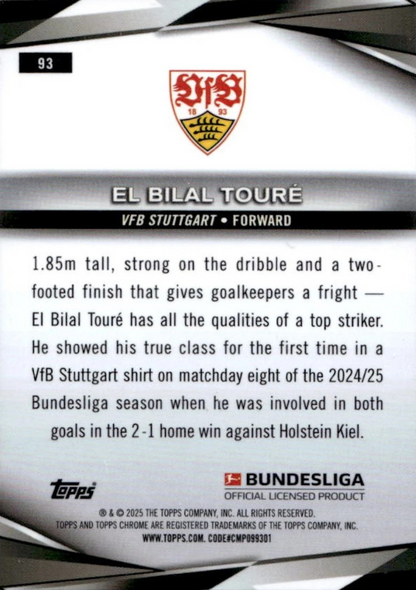 El Bilal Touré - Topps Chrome Bundesliga 24/25