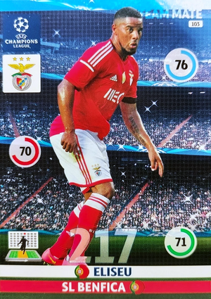 Eliseu - Team Mate - Adrenalyn XL UEFA Champions League 14/15