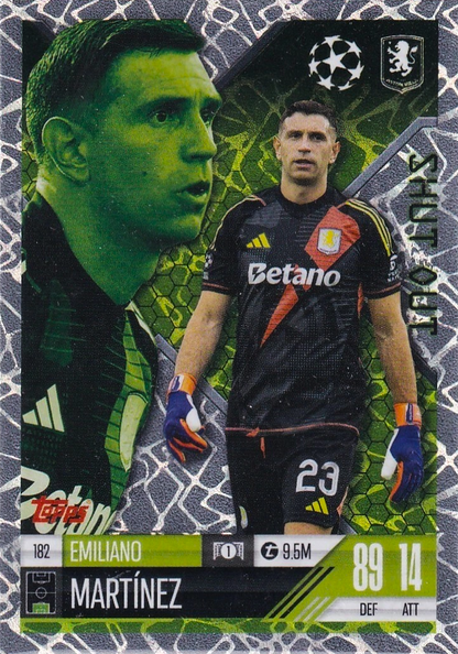 Emiliano Martínez - Shut Out - Match Attax Extra UEFA Club Competitions 24/25