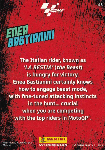 Enea Bastianini - Unstoppable - MotoGP 2024 75th Anniversary