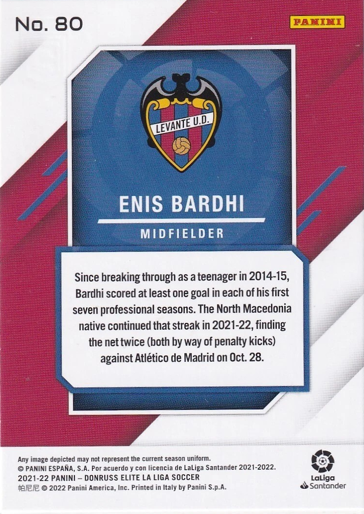 Enis Bardhi - Donruss Elite LaLiga 21/22