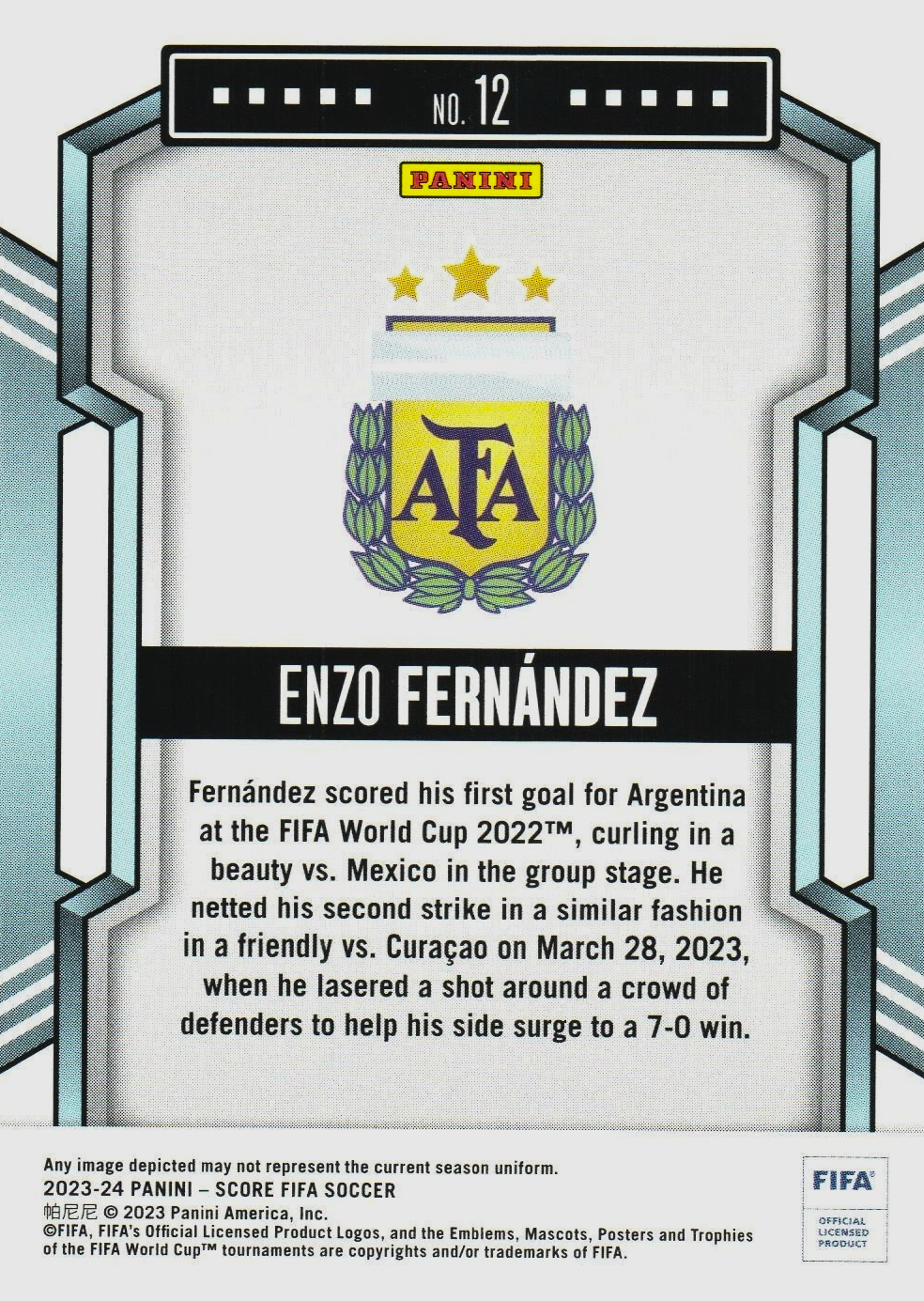 Enzo Fernández - Score FIFA Soccer 23/24