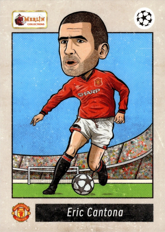 Eric Cantona - Bobble Head - Merlin Heritage UEFA Club Competitions 23/24