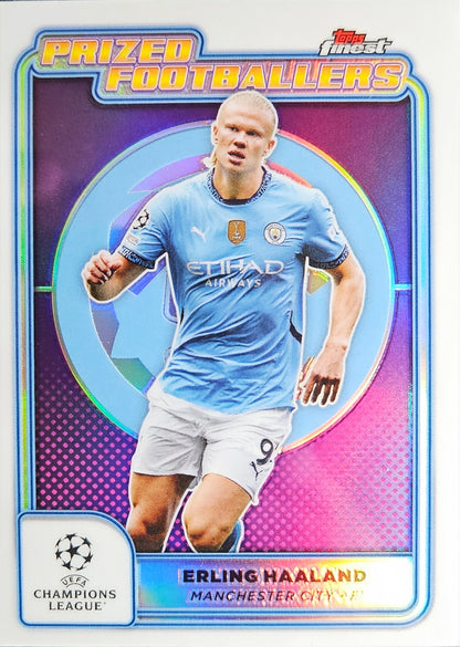 Erling Haaland - Prized Footballers - Topps Finest UEFA Club Competitions 24/25