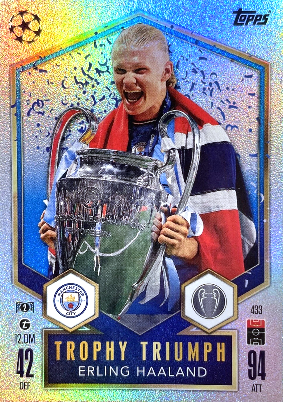 Erling Haaland - Trophy Triumph - Match Attax UEFA Club Competitions 24/25