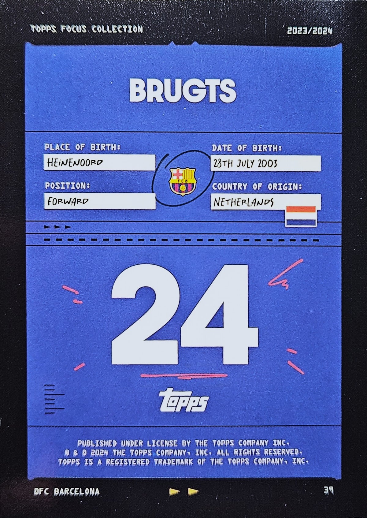 Esmee Brugts (RC) - Fireworks - Focus Barcelona 23/24