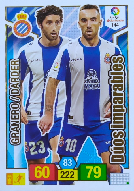 Esteban Granero y Sergi Darder - Dúos Imparables - Adrenalyn XL LaLiga 18/19