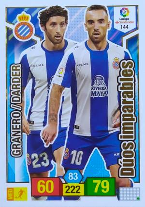 Esteban Granero y Sergi Darder - Dúos Imparables - Adrenalyn XL LaLiga 18/19