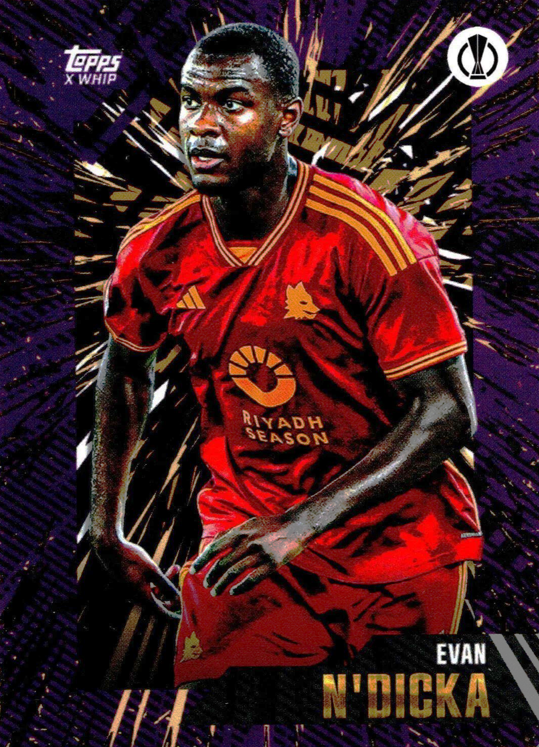 Evan N'Dicka - Topps Gold UEFA Club Competitions 23/24