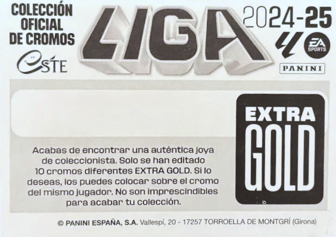Jude Bellingham - Extra Gold - Liga Este 24/25