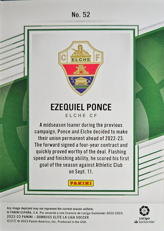 Ezequiel Ponce (RC) - Donruss Elite LaLiga 22/23