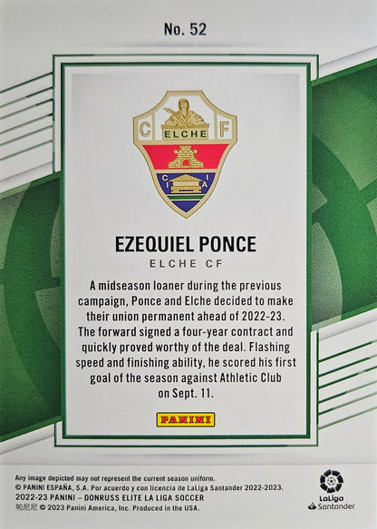Ezequiel Ponce (RC) - Donruss Elite LaLiga 22/23