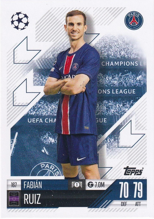 Fabián Ruiz - Match Attax UEFA Club Competitions 24/25