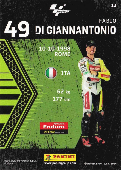 Fabio Di Giannantonio - Starting Grid - MotoGP 2024 75th Anniversary