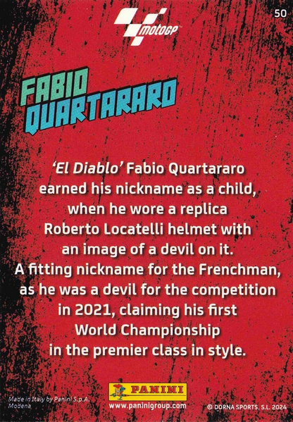 Fabio Quartararo - Unstoppable - MotoGP 2024 75th Anniversary