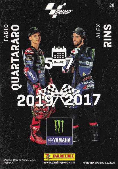 Fabio Quartararo y Álex Rins - Team - MotoGP 2024 75th Anniversary
