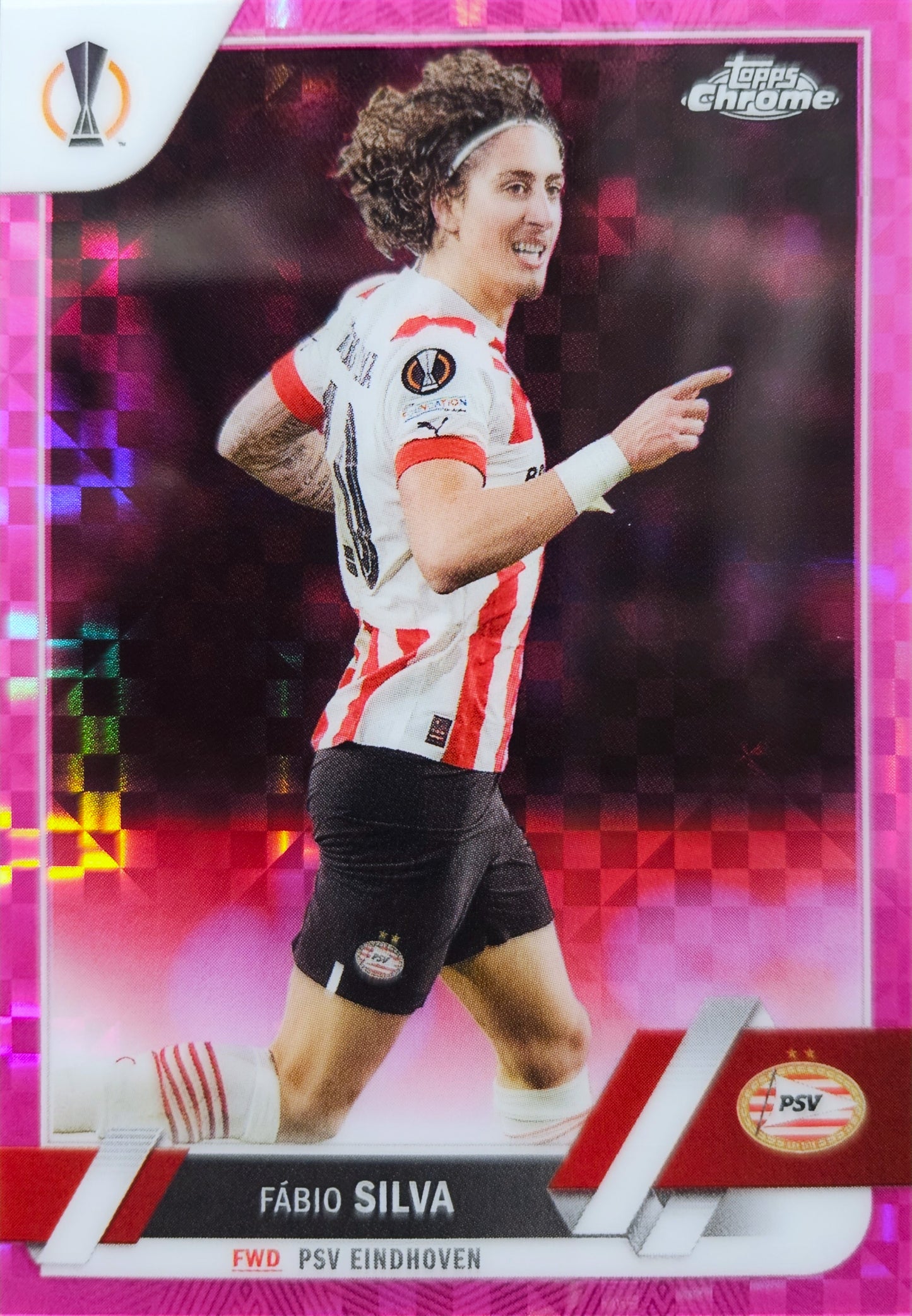 Fábio Silva /250 - Pink - Topps Chrome UEFA Club Competitions 22/23