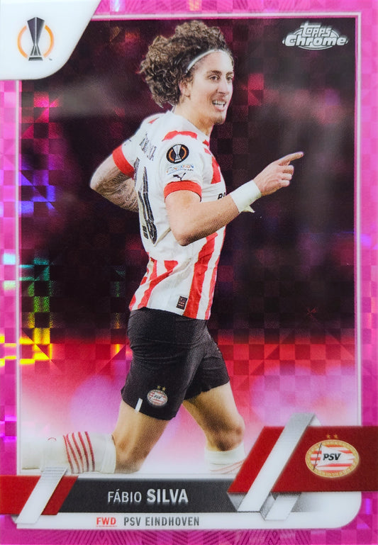 Fábio Silva /250 - Pink - Topps Chrome UEFA Club Competitions 22/23