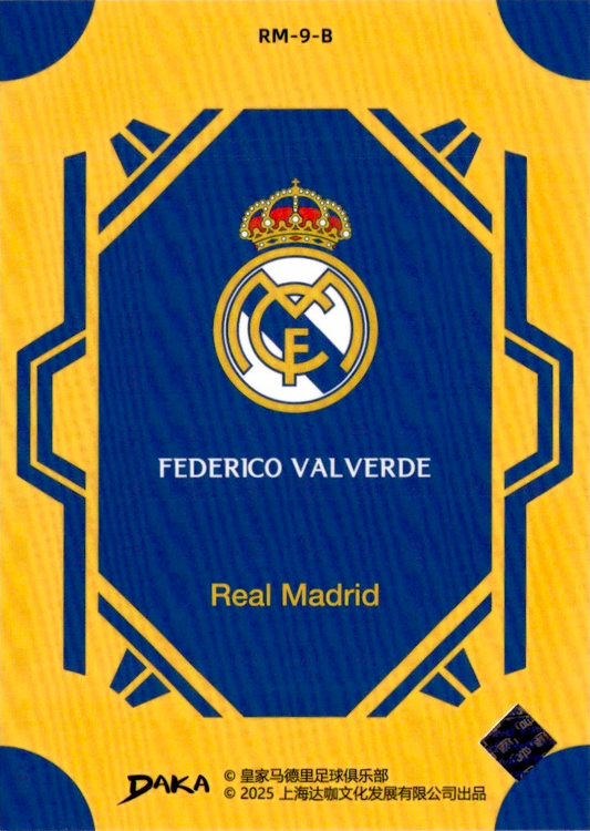 Fede Valverde - RM-9-B - Top Audience Real Madrid 25/26