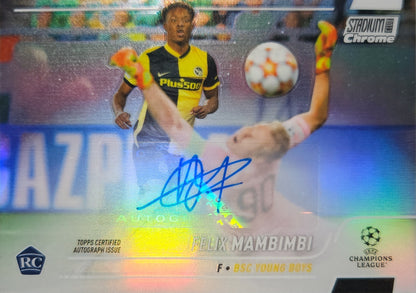 Felix Mambimbi (RC) - Autógrafo original - Stadium Chrome 21/22