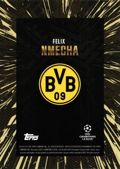 Felix Nmecha - Topps Gold UEFA Club Competitions 23/24