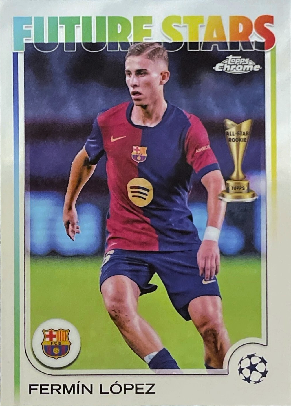 Fermín López - Future Stars - Topps Chrome UEFA Club Competitions 24/25
