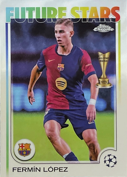 Fermín López - Future Stars - Topps Chrome UEFA Club Competitions 24/25