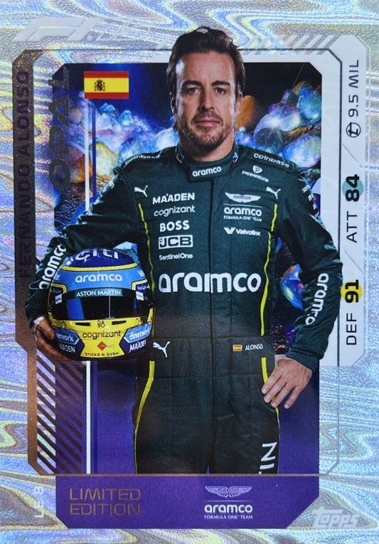 Fernando Alonso - Opal - Turbo Attax Formula 1 2025