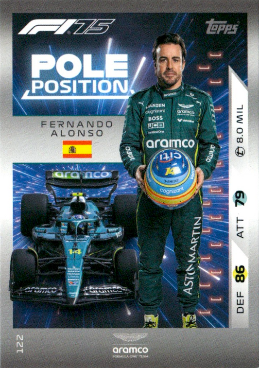 Fernando Alonso - Pole Position - Turbo Attax Formula 1 2025
