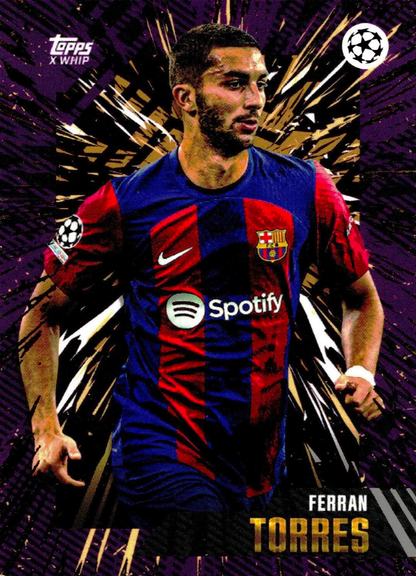 Ferran Torres - Topps Gold UEFA Club Competitions 23/24