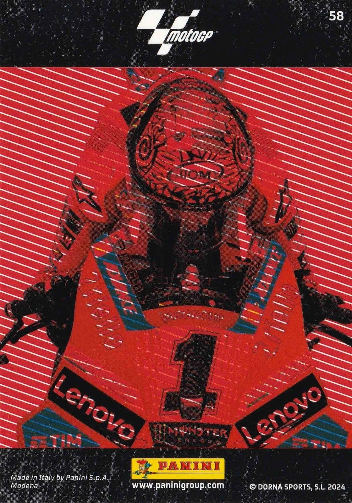 Francesco Bagnaia - Helmet - MotoGP 2024 75th Anniversary