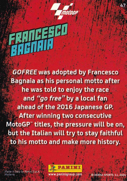 Francesco Bagnaia - Unstoppable - MotoGP 2024 75th Anniversary