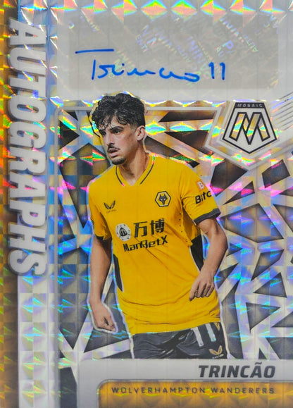 Francisco Trincão - Autógrafo original - Mosaic Premier League 21/22