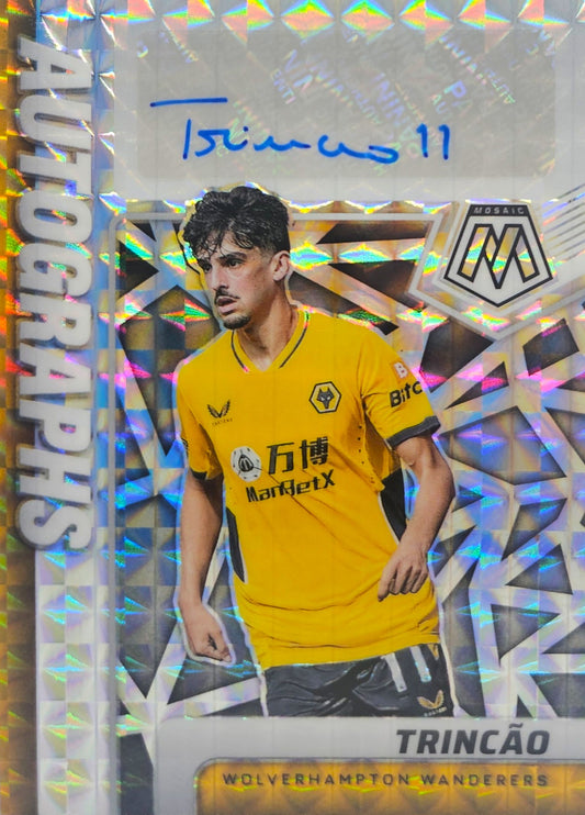 Francisco Trincão - Autógrafo original - Mosaic Premier League 21/22
