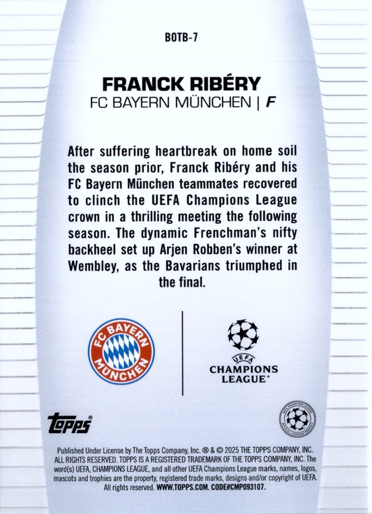 Franck Ribéry - Best of the best - UEFA Club Competitions 24/25